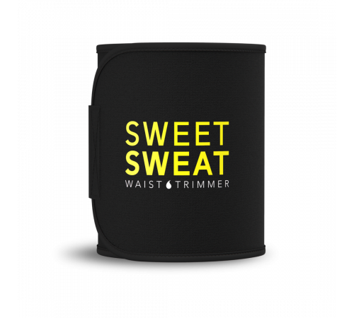 Sweet Sweat, Waist Trimmer Belt, Yellow (M)