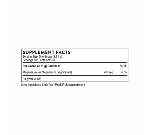 Thorne Research, Magnesium Bisglycinate, 187 г