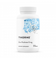 Thorne Research, Zinc Picolinate 15 mg, 60 капсул