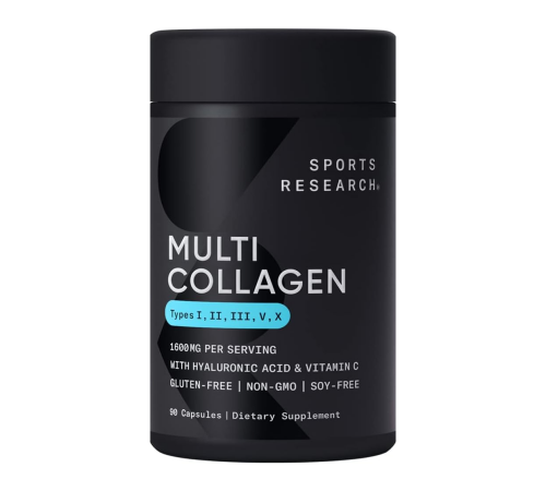 Sports Research, Multi Collagen Complex, 90 капсул