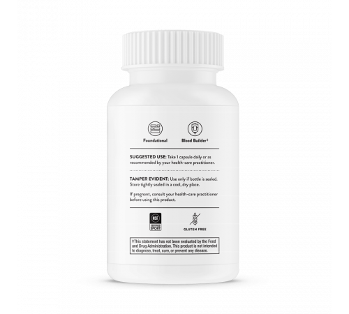 Thorne Research, Iron Bisglycinate, 60 капсул