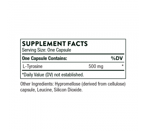 Thorne Research, L-Tyrosine, 90 капсул